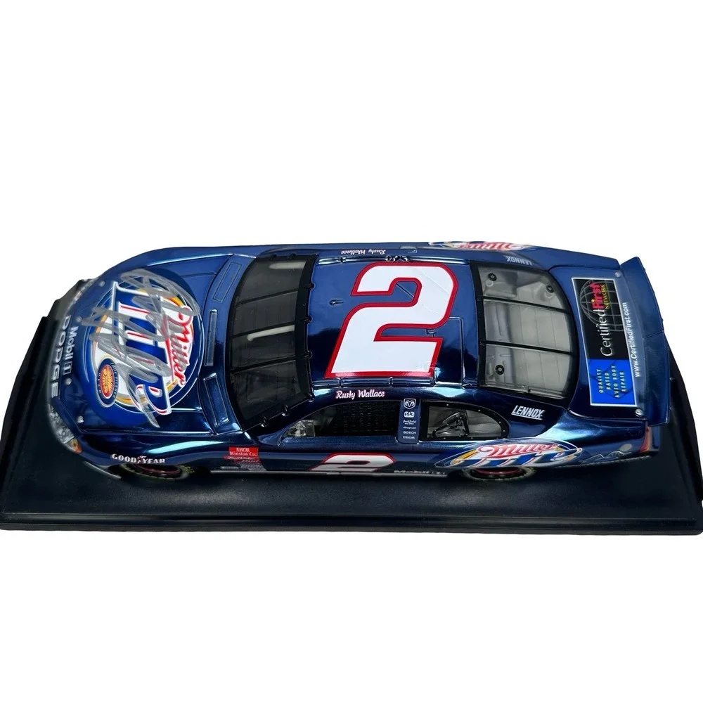 Rusty Wallace Signed 2003 Miller Lite Dodge 600th Consecutive Start 1 of 1008
